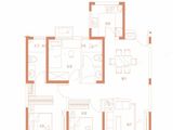 山钢鸿悦华府_3室2厅2卫 建面128平米