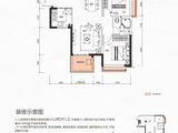 龙光玖誉城_2室2厅1卫 建面73平米