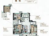 临沭碧桂园翡翠天境_3室2厅1卫 建面105平米