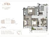 宝龙云程林江左风华_3室1厅2卫 建面105平米