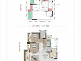 涪龙苑御园_3室2厅2卫 建面89平米