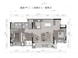 万科璞园_3室2厅2卫 建面99平米