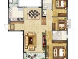 菱溪悦府_3室2厅2卫 建面129平米