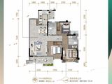 万为融信翡翠御园_3室2厅2卫 建面88平米