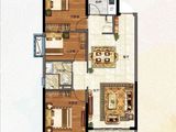 恒大海上威尼斯_3室2厅1卫 建面109平米