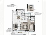 实地常春藤_3室2厅2卫 建面105平米