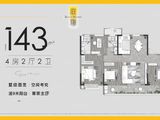 雅颂兰庭_4室2厅2卫 建面143平米