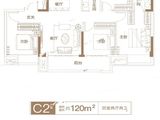 宝梁天樾_4室2厅2卫 建面120平米