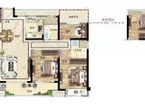 中庚联鑫香汇长龙_3室2厅2卫 建面117平米