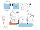 国兴三巽翡翠熙岸_3室2厅2卫 建面110平米