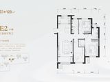 东亚朗琴园_3室2厅2卫 建面128平米