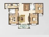 四季城_3室2厅1卫 建面117平米