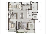 万科朗拾_4室2厅2卫 建面184平米