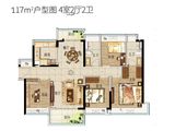 新城御珑公馆_4室2厅2卫 建面117平米