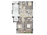 荣安曜金名望府_3室2厅2卫 建面100平米