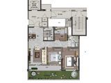 金地海丝未来社区_3室2厅1卫 建面89平米