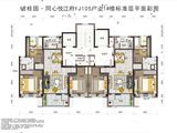同心碧桂园悦江府_3室2厅1卫 建面105平米