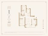 建发和玺_3室2厅2卫 建面128平米