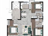 保利熙岸林语_3室2厅2卫 建面127平米