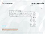 中新锦绣天地｜创想ONE+_22#7层商铺/公寓平面户型 建面30平米