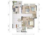 路桥融创茂_3室2厅2卫 建面119平米