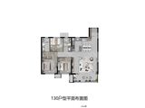 龙湖星河学樘府_3室2厅2卫 建面130平米