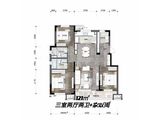 保利城_3室2厅2卫 建面121平米