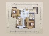万澎公馆_2室2厅1卫 建面87平米