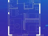 旭辉融信时代江来_2室2厅1卫 建面60平米