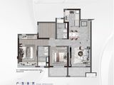越秀建发玺樾_3室2厅2卫 建面89平米