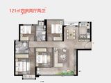 联发保利臻樾_4室2厅2卫 建面121平米