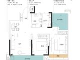 金鹏琅琊玖玖广场_3室2厅1卫 建面96平米