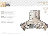 德基中山壹号_2室2厅1卫 建面158平米