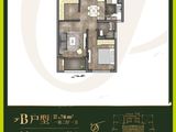 阳明花园二期_1室2厅1卫 建面76平米