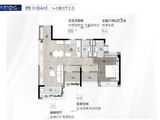 保利和悦滨江_2室2厅2卫 建面84平米