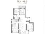 招商苏河玺_3室2厅2卫 建面107平米