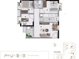 广州城投城隽雅苑_3室1厅1卫 建面60平米