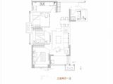 领航悦峯_3室2厅1卫 建面90平米
