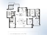 中海江湾境_4室2厅3卫 建面187平米