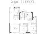 保利天阜锦上_3室2厅2卫 建面99平米