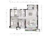 高科枫林九里｜境阅里_3室2厅2卫 建面131平米