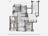 保利建发印象青城_3室2厅2卫 建面99平米