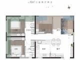 中原润府_3室2厅2卫 建面92平米