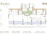 大富鸿瑞府_3室2厅2卫 建面129平米