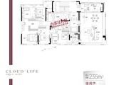 庐月汀雲_4室2厅4卫 建面235平米